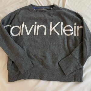 Calvin Klein, L, grey, pullover active sweatshirt